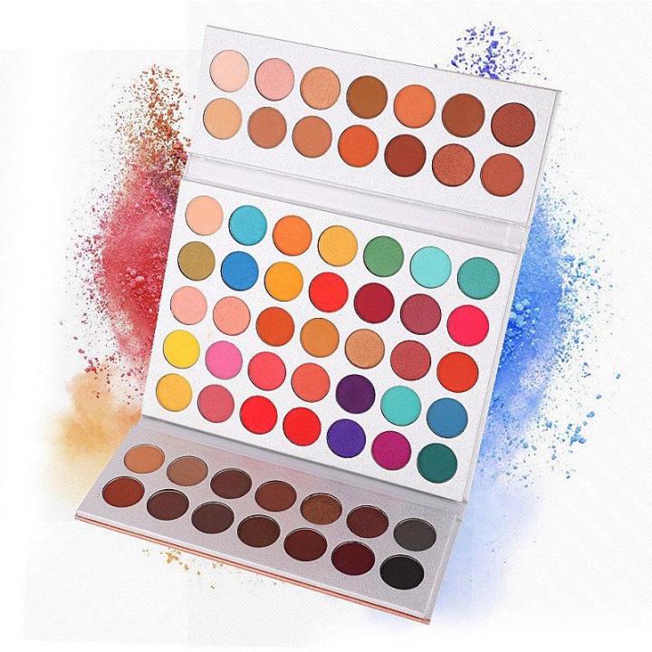 XQM%20Eye%20Shadow%20Palette%20Pigmented%20Professional%20Makeup%20Pallet%20Long%20Lasting%20Eye%20Makeup%20Set%2063%20Colors%20Waterproof%20Matte%20and%20Shimmers%20Glitters%20-%20Image%202