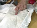 Neeraj Cotton Jalebi Cloth for Professionals - White. 