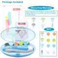 Baby Nail Trimmer Electric, FANSIDI Baby Nail Clippers Safe Baby Nail File Kit with Extra 12 Replacement Pads, Trim Polish Grooming Kit for Newborn Infant Toddler or Adults Toes Fingernails Care,. 