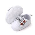 Yfashion Cartoon Footprint Baby Shoes for Boys Girls Casual Breathable Non-slip Soft Sole Toddler Shoes color. 