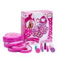 Fairy Princess Makeup Fashion Beauty Pretend Playset For Kids Girls Make Up Set Toys Professional Princess Makeup Tools Kit For Your Princess Best Birthday Gift. 
