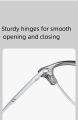 Half Frame Glasses Men's Retro Glasses Anti Blue Light Eye Protection Flat Light Glasses. 