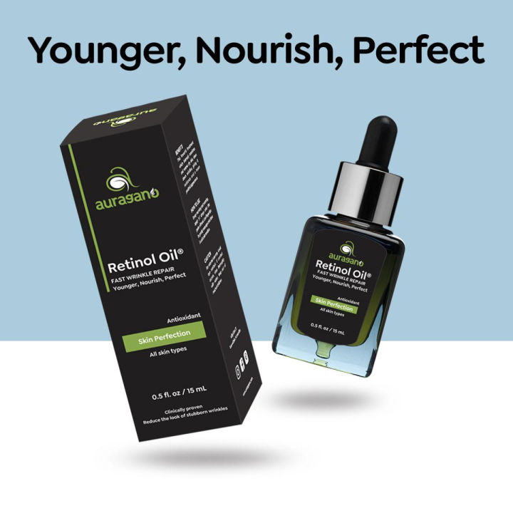 Facial Oils 15ml - Face Oil - Oil For Skin - Removes Spot - Retinol Oil - Instant Glow - Facial Oil For Women - Skin Care - Essential Oils - Organic Facial Oil By Auragano