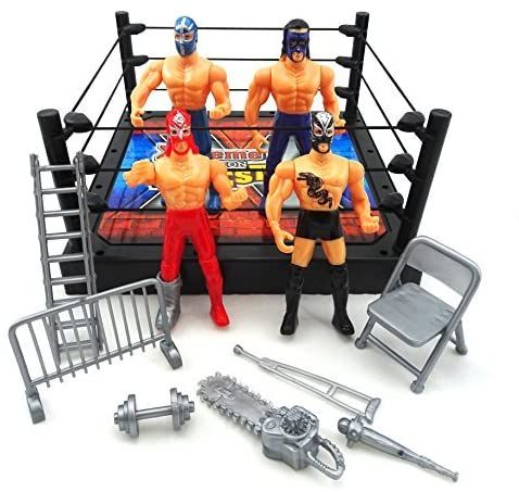 Extreme%20Wrestling%20Toy%20Set%20-%20Includes%20Wrestling%20Ring,%20Poles,%20Ropes,%20Movable%20Action%20Figures%20&%20Miscellaneous%20Wrestling%20Accessories%20(Ladder,%20Chainsaw,%20Dumbbell,%20etc.)%20-%20Age%203+%20-%20Image%204