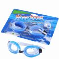 Baby Toddlers Swim Goggles, 3 in 1 Swimming Goggles With Protective Case Nose Clip and Ear Plugs (Waterproof) Summer Google Glasses Best Swimming Glasses WIth All Equipments (Random Color). 
