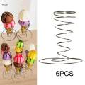 6Pcs Ice Cream Holder Stand Waffle Cone Holder Display Rack Ice Cream Cone Stand Small. 