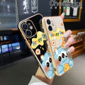 Chenyyka Case For Huawei P30 P30 Pro P30 Lite Case Cartoon Cute Monsters Pattern Luxury Plating Phone Case Square Edge Pattern Silicone Shockproof Cases Full Lens Cover Camera Protection Softcase. 
