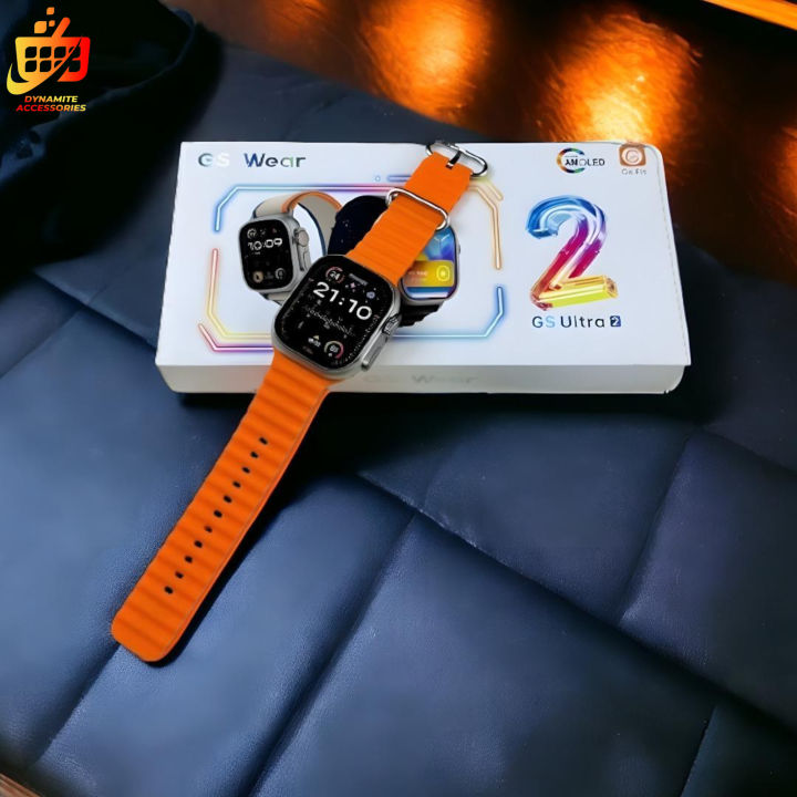 GS Ultra 2 Smart Watch With 90Hz Super AMOLED Display, AI Chat GPT, Calling Gesture, Music Playback, Gallery & Seamless Airpods Connectivity