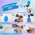 Vortex Launcher Automatic Electric Rechargeable Gel Blaster Toygun For Kids with 2500 Gel Balls - Assorted Color. 