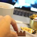 Toblerone Tiny Swiss Chocolate Candy Bars with Honey & Almond Nougat, Dark Chocolate, Milk Chocolate, Christmas Chocolate Gift Stocking Stuffers BAG, 200G. 