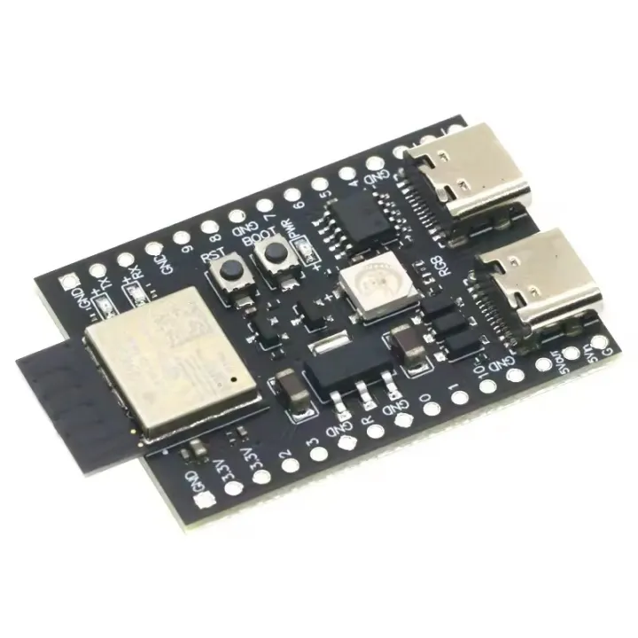ESP32-C3 DevKitM-1 Core Board – Dual Type-C Development Board with WiFi ...