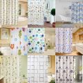 Shower Curtains – Waterproof Bathroom Curtains shawer curtain with Stylish Designs 180 x 180cm or 6'x 6' (RANDOM DESIGN). 