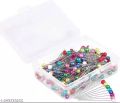 Stainless Multi Colors Hijab Pins (70 pins box) Size 1.5Inch Hijab Pins-Stoller Pins-Burka Pins-Scarf Pins. 