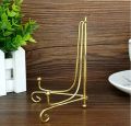 Iron Easel Display Stand Resin Coaster Stand Photo Stand Resin Plate Holder Plate Display Stand Iron Easel Stand Decorative Display Metal Display Stand Easel Stand Tabletop Display Stand Picture Frame Stand Book Stand | Plate Holder | Photo Display. 