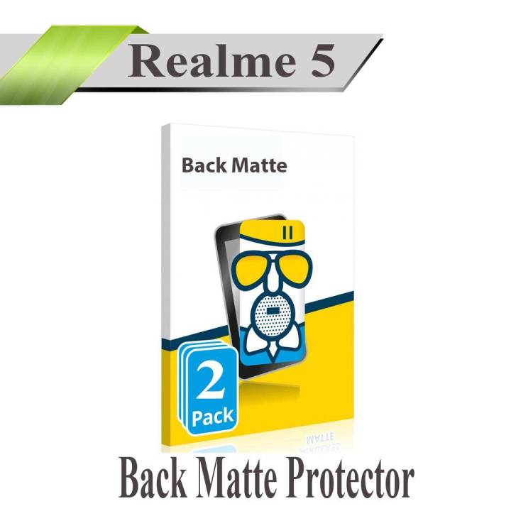 Realme 5 Back Protector - Matte Soft Film Skin