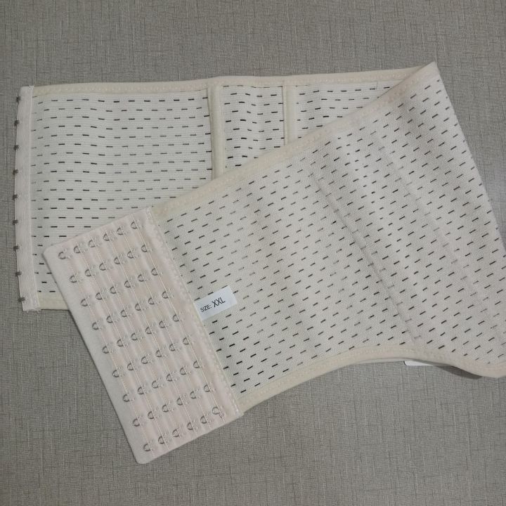 Women's Breathable Waist Shaper Trainer Tummy Slim Shapewear Corset Girdle Postpartum Belly Fat Control wrap Belt for Gym Exercise Body Shaper with Adjustable Hooks