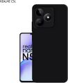 Realme C51/C53 Soft Silicone Back Cover Rock Case – Black. 
