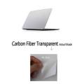 Universal Laptop Back Skin Carbon Fiber Texture. 