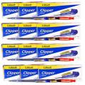 Dollar Clipper Ball Pen Multi Color Art # BPCLF (12 Pcs). 