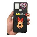 Infinix_ Hot 10 New Soft Matte Hello Kitty Case With Chain Mobile Phone Cover. 