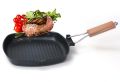 Fold able New Thick 24CM Steak Grill Pans Die Cast Breakfast Frying Eggs Non-Stick Frying Pan Kitchen Cooking Pans Outdoor Camping Cookware. 
