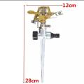 360° Rotary Zinc Alloy Garden Sprinkler with Spike – Water Irrigation Sprayer for Lawn & Yard. 