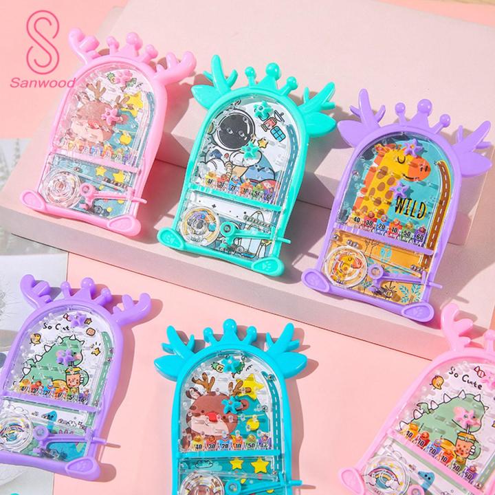 Handheld Marble Maze Toy Portable Cartoon Rolling Ball Maze Game Toy for Kids Educational Handheld Game Console Gift Mini Game Machine for Children Parent-child Play Toy