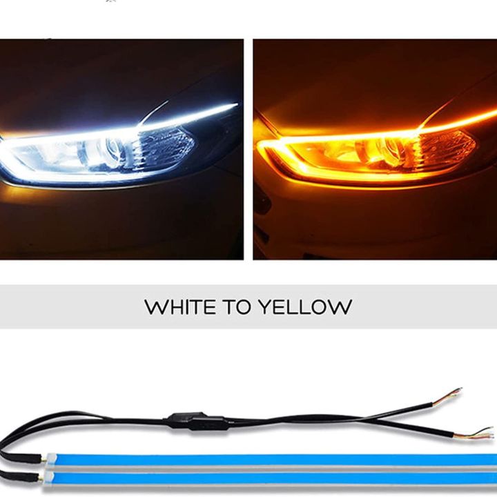 Car%20Flexible%20LED%20Headlight%2060%20Cm%20Strip%20DRL%20LED%20Daytime%20Running%20Lights%20Waterproof%20With%20Turn%20Signal%20Indicator%202%20Pcs%20Set%20-%20Image%202