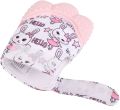 Baby Teething Mitten, 1 Pack Bunny Girl Silicone Teether Glove Toy and Infant Glove. 
