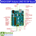 Arduino Uno SMP/ DIP CNC Shield V3 Engraving Machine 3D Printe A4988 Driver Expansion Board For Arduino & UNO USB Cable by Electrica. 