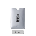 Anti Rfid Wallet Blocking Reader Lock Bank Card Holder Id Bank Card Case Protection Metal Credit Card Holder Aluminium 6*9.3cm. 