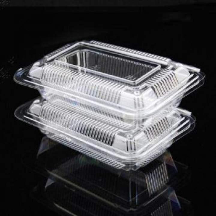 100 PIECES DISPOSABLE FOOD PLASTIC CONTAINERS H3