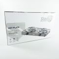 Electric Stove (Double) for cooking, Hot Plate heat up in just 2 mins, Easy to clean, 2000W.. 