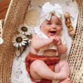 New Baby Turban Hat Candy Color Bow Knotted Hats Summer Breathable Newborn Fetal Cap Soft Elastic Infant Girl Bonnet Beanie. 