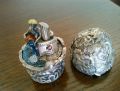TUDOR MINT MYTH AND MAGIC. COLLECTABLE ZODIAC EGG. AQUARIUS decoration. 