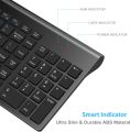 LeadsaiL Wireless Keyboard and Mouse Combo, Wireless USB Mouse and Computer Keyboard Set, Compact and Silent for Windows Laptop, Desktop, PC. 