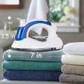 Portable Steam Iron, Mini Travel Iron Handheld Iron for Clothes, with Non Stick Sole Plate, Folding Flat Travel Steam Iron for Ironing Clothes, Temperature Control, Small Size for Home Travel. 