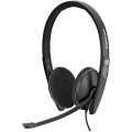 Sennheiser PC 3 Chat Wired On Ear Headphones with Mic (Black). 