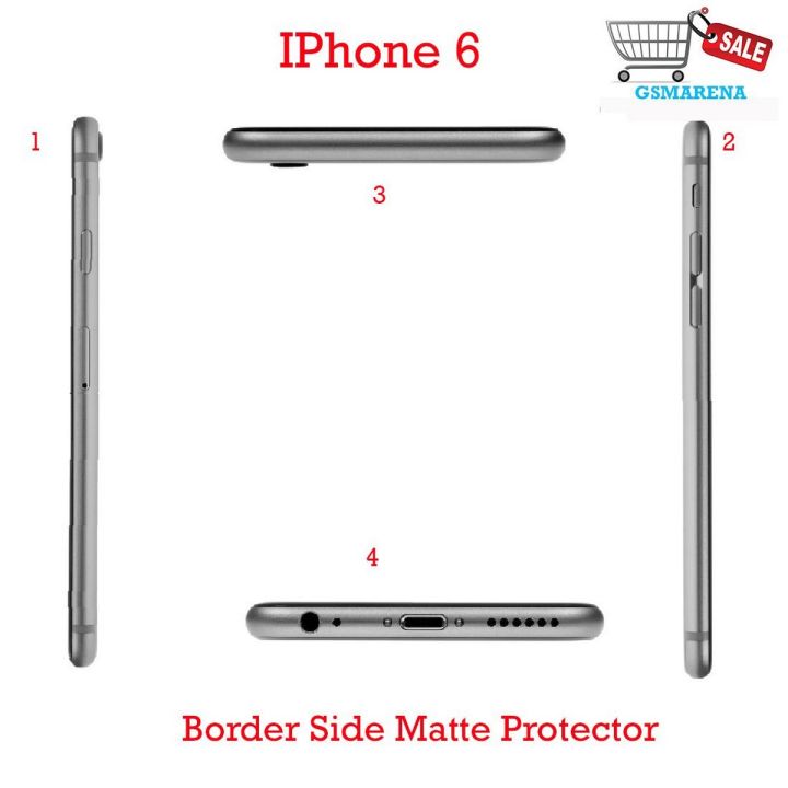 Apple Iphone 6 Complete all Sides Border Protector For Iphone 6 - Matte Protector