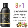 8in1 Herbal Hair Oil with Almond, Aloe Vera, Olive, Amla, Mustard, Black Seed, Onion & Coconut Oil - Powerful Hair Treatment for Anti Hair Fall, Anti Dandruff, Hair Growth & Nourishment - Essential for Shiny & Healthy Hair Care, 100ML/60ML PROMISE TO SELL. 