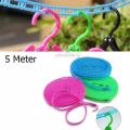 Portable Elastic Washing Line Rope With 12 Clips. 