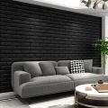 3D Wall Brick Sheet Sticker Wallpaper Self Adhesive Foam Soft Bricks DIY Home Kitchen Living Room Decoration Waterproof Child Kids. 