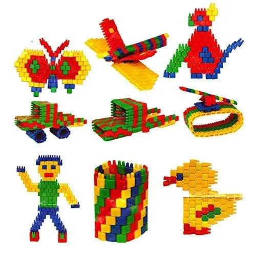 Kid's%20Educational%20Puzzle%20Rocket%20Head%20Shape%20Building%20DIY%20Game%20Block%20Plastic%20Toy%20(500%20Blocks%20in%20Package)%20-%20Image%206