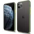 Casing for Apple iPhone 11 Pro Max Translucent Matte Hard PC Back Flexible Shockproof TPU Bumper Case Cover. 