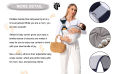 SP Dealz  Baby Sling Carrier Newborn to Toddler, Lightweight Baby Carrier Sling, Baby Wrap Sling, Baby Hip Seat Carrier for Toddler Sling, Baby Holder Carrier, Nursing Sling, Carrying 7-45 lbs. 
