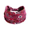 Nieuwe Boho Katoen Brede Hoofdband Voor Vrouwen Cashew Leopard Bloem Tulband Headwrap Knoop Haarband Bandana Meisjes Haar Accessoires. 