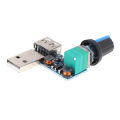 1Pc 5V to 12V USB Fan Speed Controller Switch Fan Speed Regulator Module. 