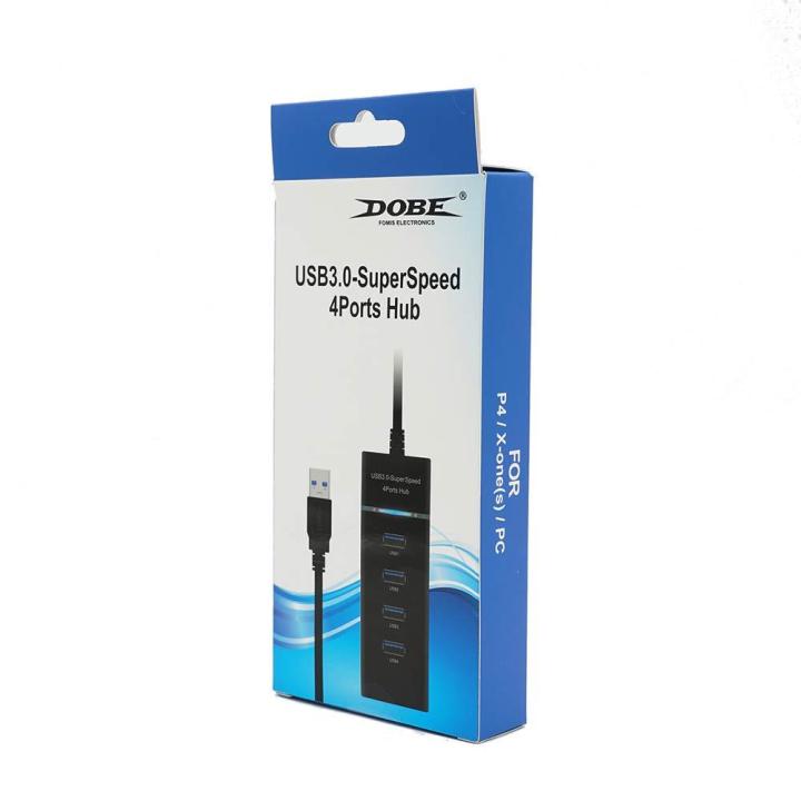 Mcbazel%20DOBE%204%20Ports%20USB%203.0%20Hub%20Super%20Speed%205Gbps%20for%20PS4%20(S)/%20PS4%20Pro/Xbox%20One%20(S)/%20Xbox%20360/%20PC%20%E2%80%93%20Black%20-%20Image%209