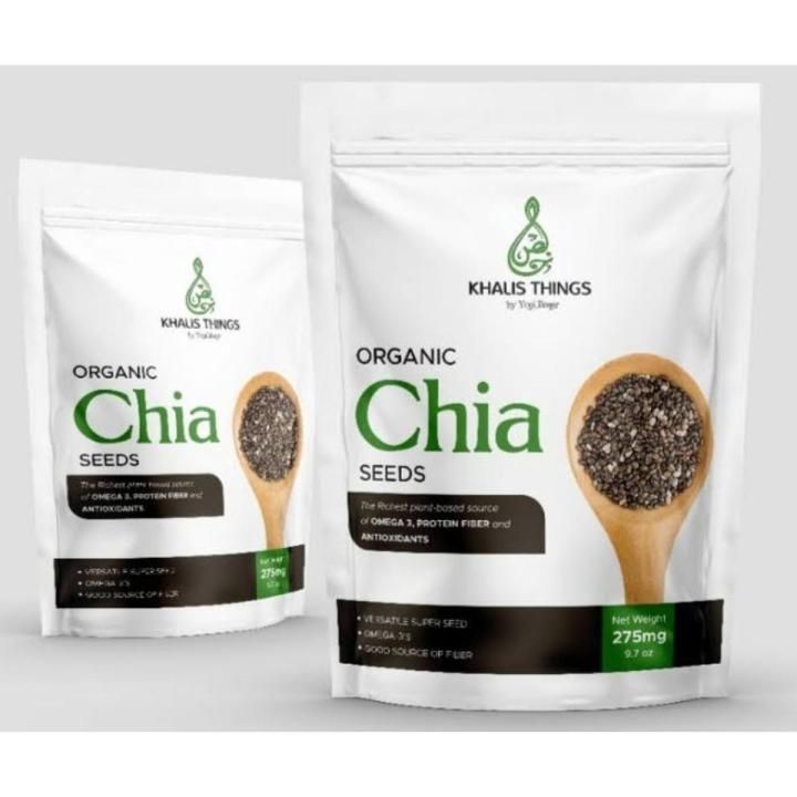 Chia Seeds in Pakistan – Pure Clean Superfood for Natural Weight loss 275 g Chia Seeds in Pakistan – Pure Clean Superfood for Natural Weight loss 275 g