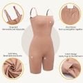 New High Quality Tummy Control Butt Lifter Seamless Body Shaper Soft Bodysuit Removable Strap Shapewear Bodysuits for Women 3029. 